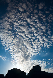阿勒泰的蓝天白云图片