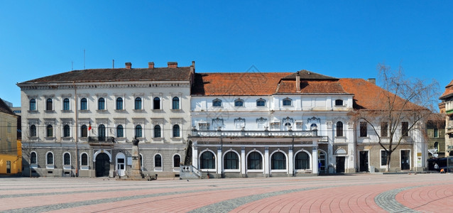 建筑学正方形自由Timisoara城市罗马尼亚陆军大厦标志建筑图片