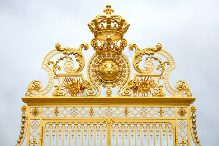 法国凡尔赛堡宫门盖茨入口法语图片