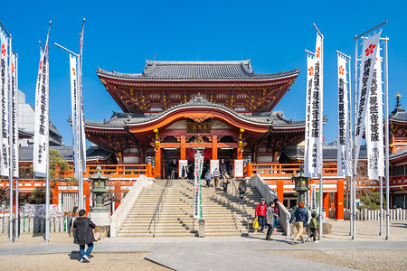 日本大须观音寺背景图片