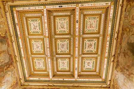 绘画帕拉蒂纳廊的壁皮蒂宫文艺复兴时期的宫殿旅行美第奇图片