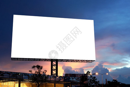美丽的天空背景广告白布栏牌labelgroup公告商业的图片