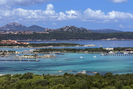 地中海风景优美艾伦巴哈撒丁岛在帕劳附近撒丁岛东北海岸意大利巴哈撒丁岛图片