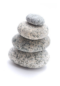 水岩石白色背景的四块石雕塑灵感图片