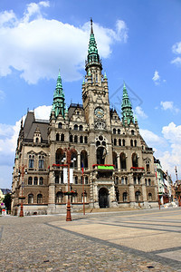市场Liberec市政厅镇城图片