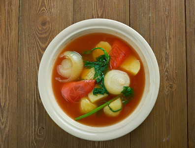 阿拉意大利语以摩德纳风格的意大利汤调味品地中海图片