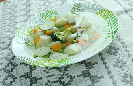 食物Zupajarzynowa波兰蔬菜汤炖亚日诺瓦图片