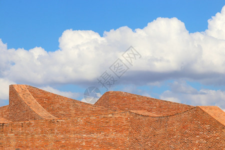 具有美丽的天空背景建筑结构墙砖壁岩石旅行建筑学图片