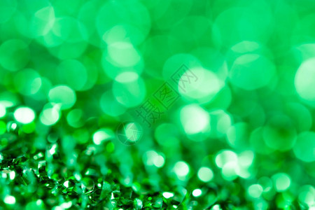 抽象绿色bokeh圣诞节装饰背景假期自然颜色图片