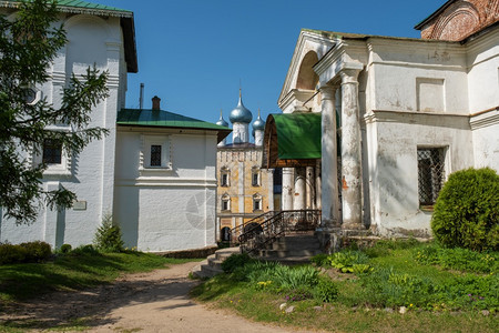 一种俄罗斯亚拉夫尔寺院Yaroslavl的角落之一鲍里索格列布斯基镇图片