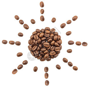 咖啡豆太阳图片