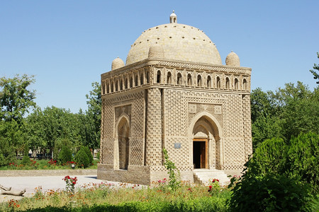 历史乌兹别克斯坦布哈拉萨马尼达墓老的路图片