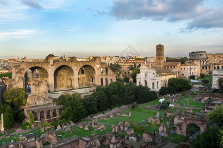 圆形剧场意大利罗马人摧毁了地标建筑的论坛斗兽场图片