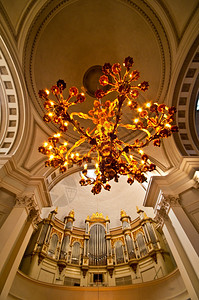 历史芬兰雅各布斯赫尔辛基大教堂赫尔辛基大教堂的古典内部图片