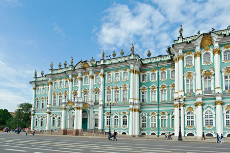 巴洛克式历史欧洲2015年6月日俄罗斯圣彼得堡图片