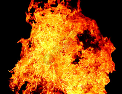 黑色背景上红火焰的图像Name抽象的烧焦图片