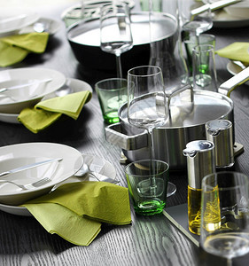 餐饮临时表格设置绿色和灰的表格设置阴影吃玻璃图片