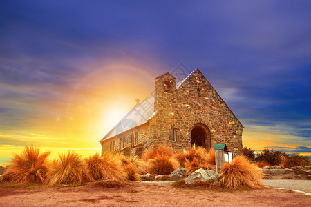 新西兰泽岛南牧羊人教堂著名的好灵魂图片
