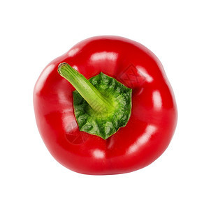 香料干净的胡椒从上面射出的红甜椒在白色背景上被隔离从面射出的红甜椒图片