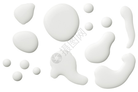 乳制品白色背景上孤立的牛奶Name多于新鲜的图片