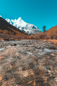 亚丁稻城美景图片