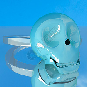 戒指解剖学环头骨反射表面3D健康图片