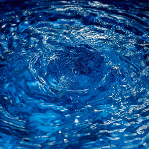 蓝色水面抽象背景蓝色的同心速度图片