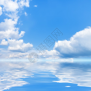 白色的阳光闪亮天空背景的图像蓝色图片