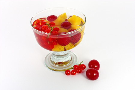 黑醋栗白色背景上孤立的美味果实丰盛红色的浆果图片