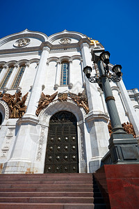 历史俄罗斯联邦莫科救世主大教堂莫斯科俄罗联邦宗教的镇图片
