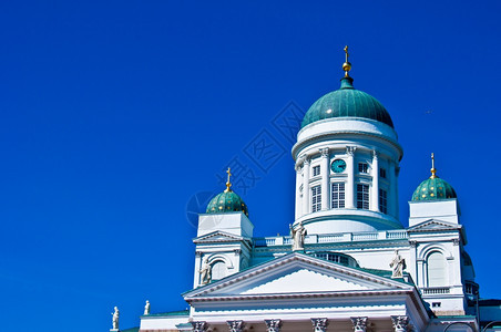 宗教支柱建筑学赫尔辛基著名的大教堂的赫尔辛基大教堂详细节图片