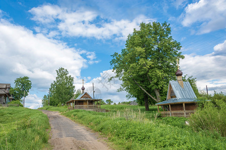俄罗斯雅拉夫地区乌格利奇斯基村庄风光图片