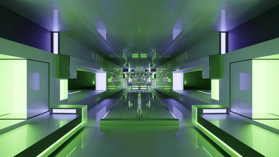 光线粒子科幻背景未来科学技术图片