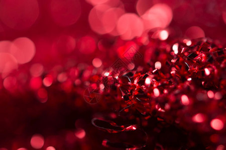 红色bokoh节日的圣诞装饰背景节热情有质感的图片
