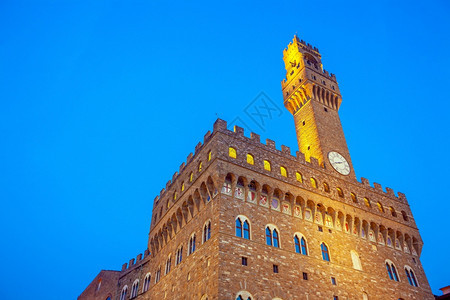 城市旅行韦基奥意大利托斯卡纳佛罗伦萨市中心的PalazzoVecchio图片
