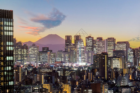 日本东京夜景图片