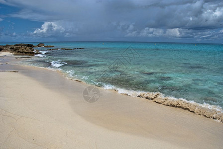 假期荷兰语自然属安的列斯群岛圣玛尔提海岸图片