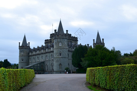 弼苏格兰人伊夫拉雷城堡坎贝尔家族的风景图片