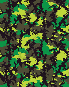 无缝的突击队绿色时装迷彩伪模式图片