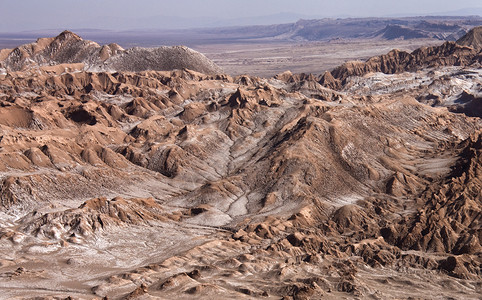天线崎岖无人智利北部阿塔卡马沙漠SanPedrodeAtacama附近谷空中观察智利北部阿塔卡马沙漠图片