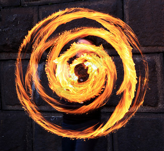 独特火焰显示光燃烧的踪迹背景舞蹈火秀图片