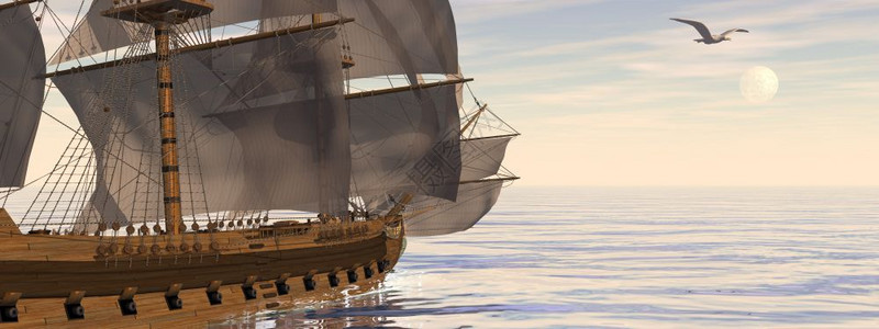 老的运输环境在海上漂浮的亮老船HSM胜利3D变成旧船HSM胜利3D图片