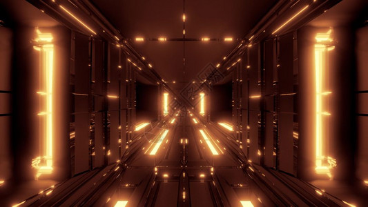 未来派科幻想机库隧道走廊与热金属窃取和漂亮的反射3d渲染背景壁纸现代未来插图建筑派科幻想机库隧道走廊与热金属窃取和漂亮的反射渲染图片