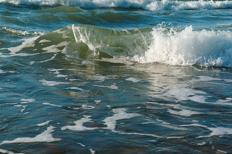 海浪浪花特写图片