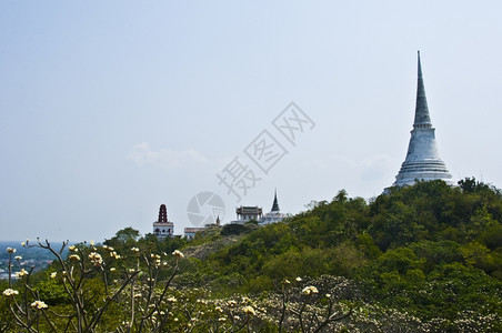 东方的高赫朗山美丽风景和国王宫的一部分地标泰国图片