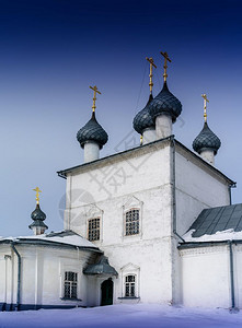 大教堂寺庙俄罗斯美丽的灰色教堂老图片