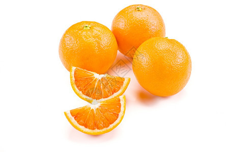 有机的热带白色背景上美味新鲜红橙子的特合照片西里图片