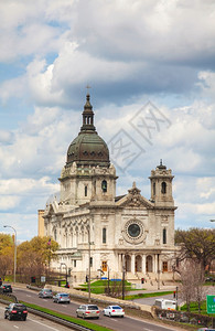 明尼阿波利斯的圣玛丽巴西利亚大教堂基督明尼苏达图片
