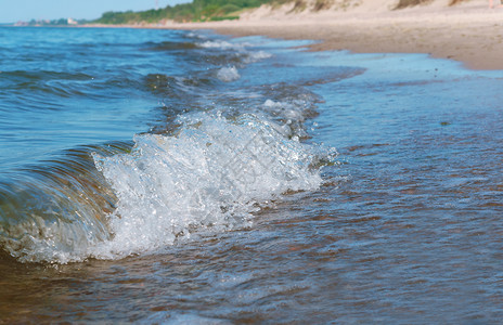 流动涟漪背景海水波浪或纹背景海或者图片