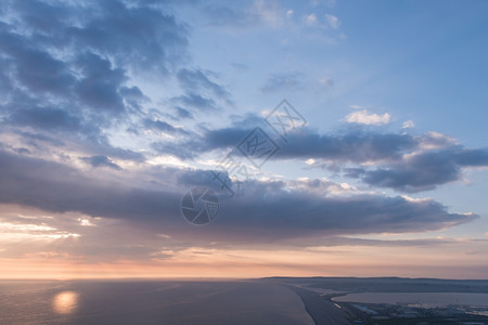 颜色Chesil海滩多塞特郡艺术太阳背景图片